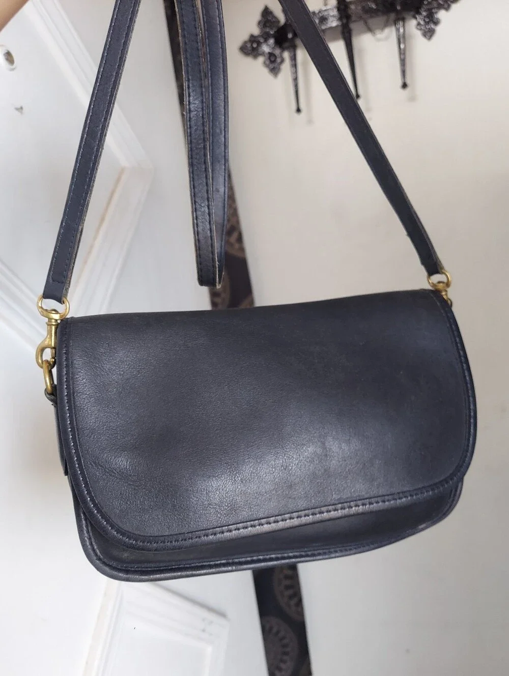 Vintage Coach Navy Ritchie Bag 9937💙